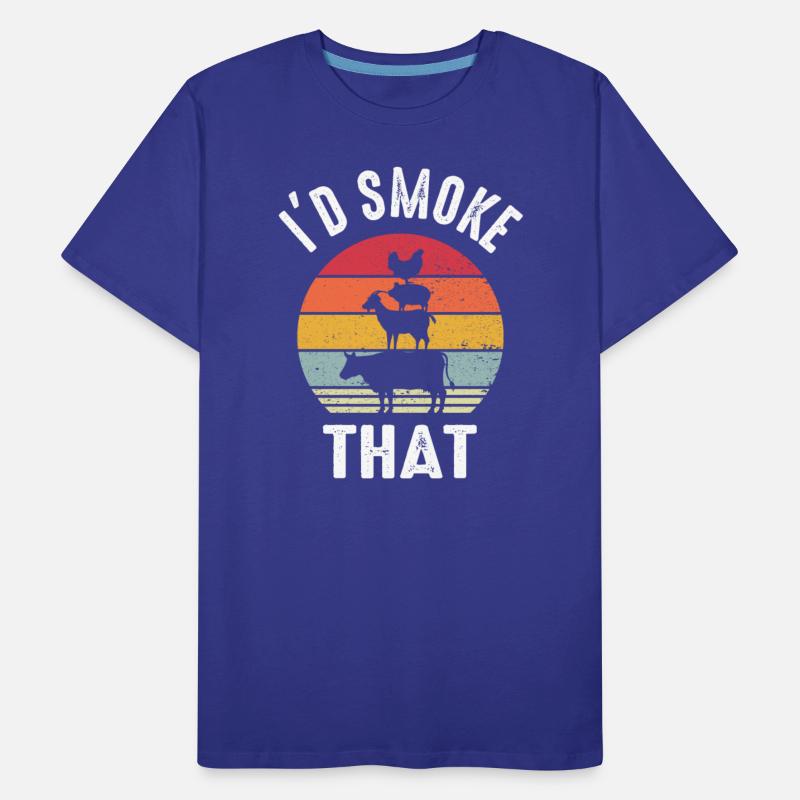 Funny Retro BBQ Party Smoker