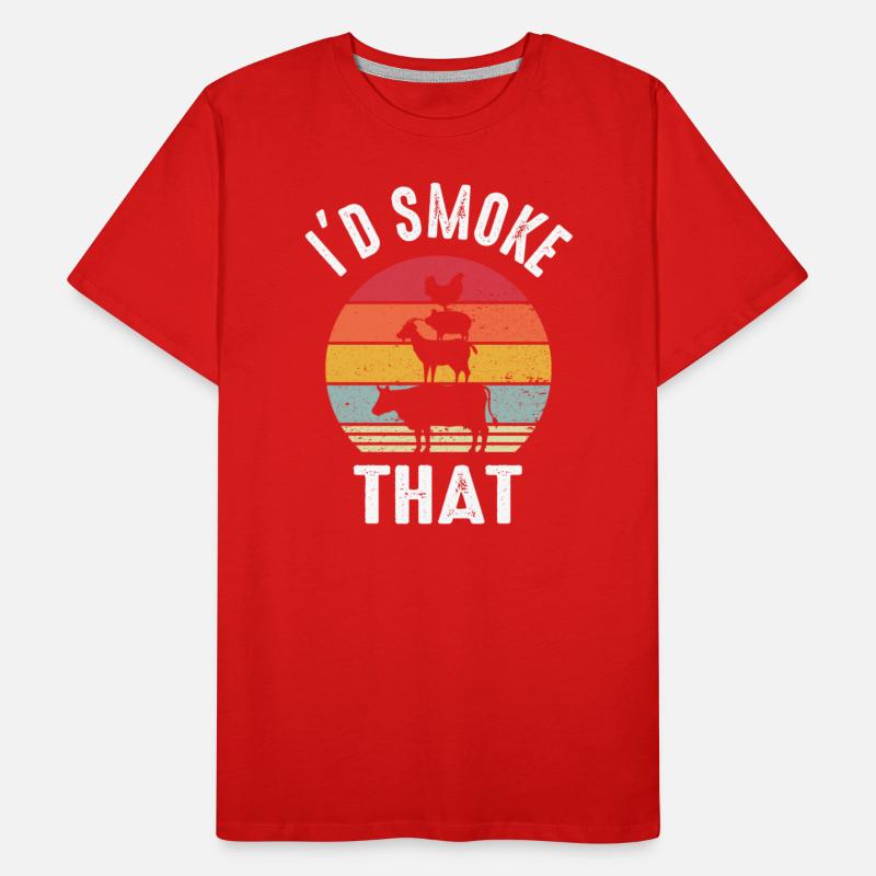 Funny Retro BBQ Party Smoker