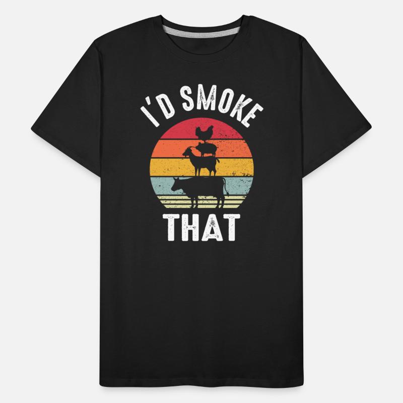 Funny Retro BBQ Party Smoker