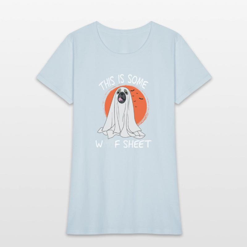 funny saying Dog Ghost Halloween qoute