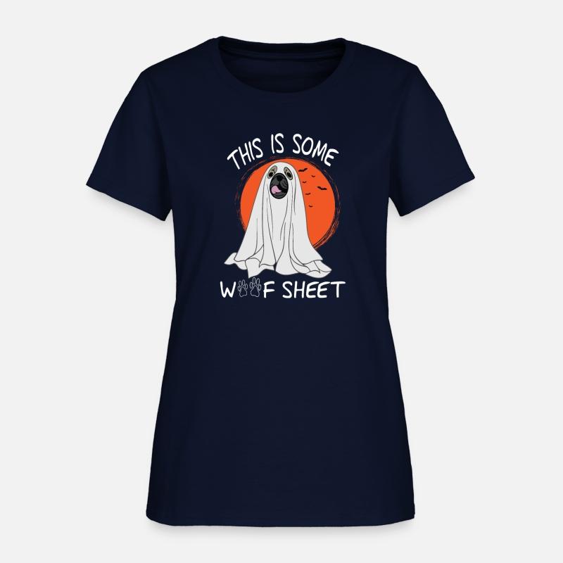 funny saying Dog Ghost Halloween qoute