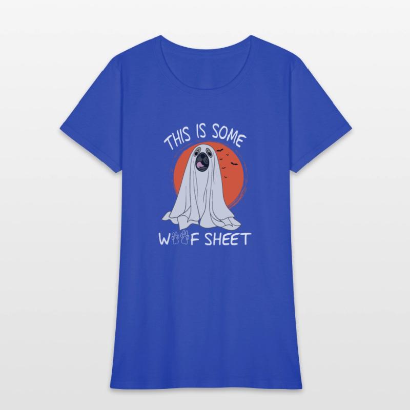funny saying Dog Ghost Halloween qoute