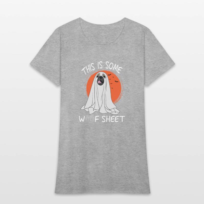 funny saying Dog Ghost Halloween qoute