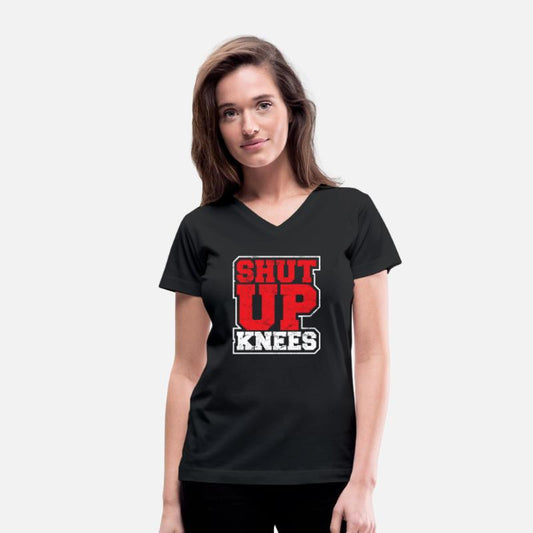 Funny Shut Up Knees Gym Workout Running Training L
