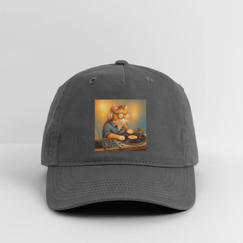 Funny Vintage Cat DJ Tropical Beach Gift