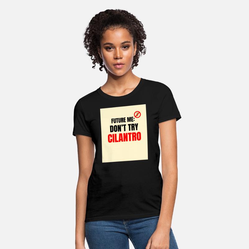 Future Me Sticky Note Warning: Don't Try Cilantro