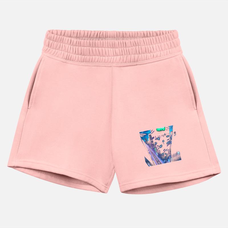 Futuristic Neon Cityscape Street View