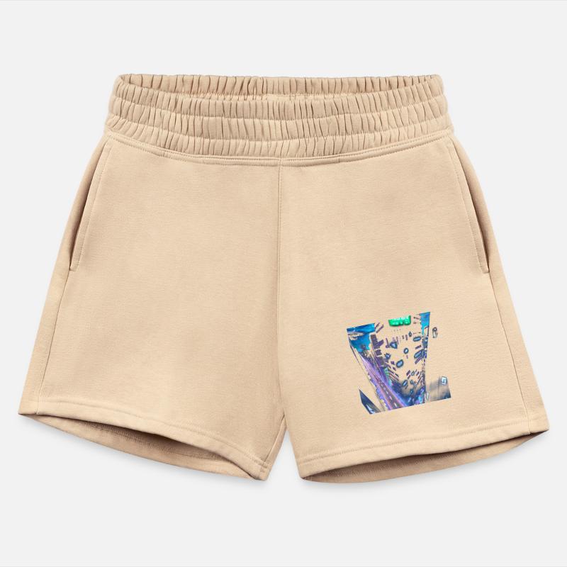 Futuristic Neon Cityscape Street View