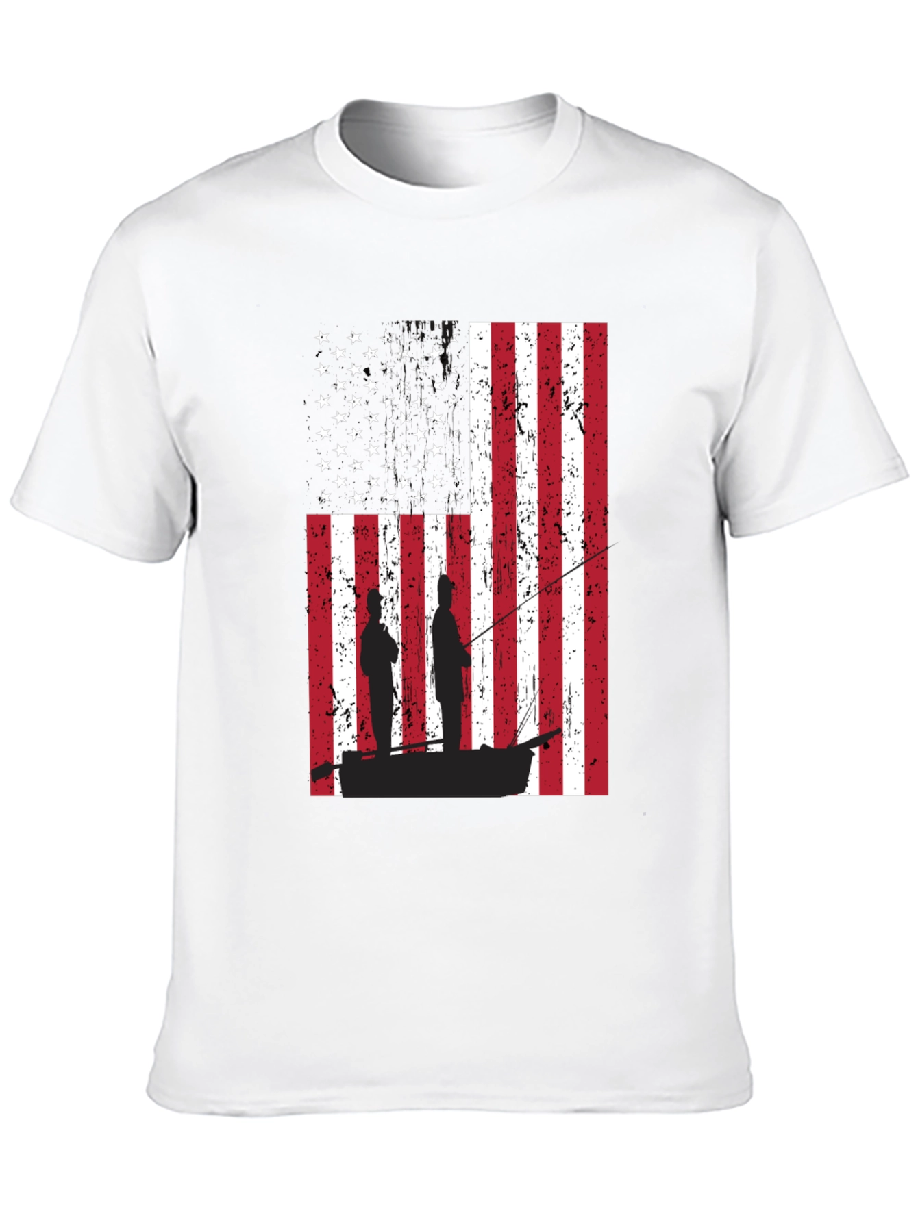 American Flag Fishing T-Shirt