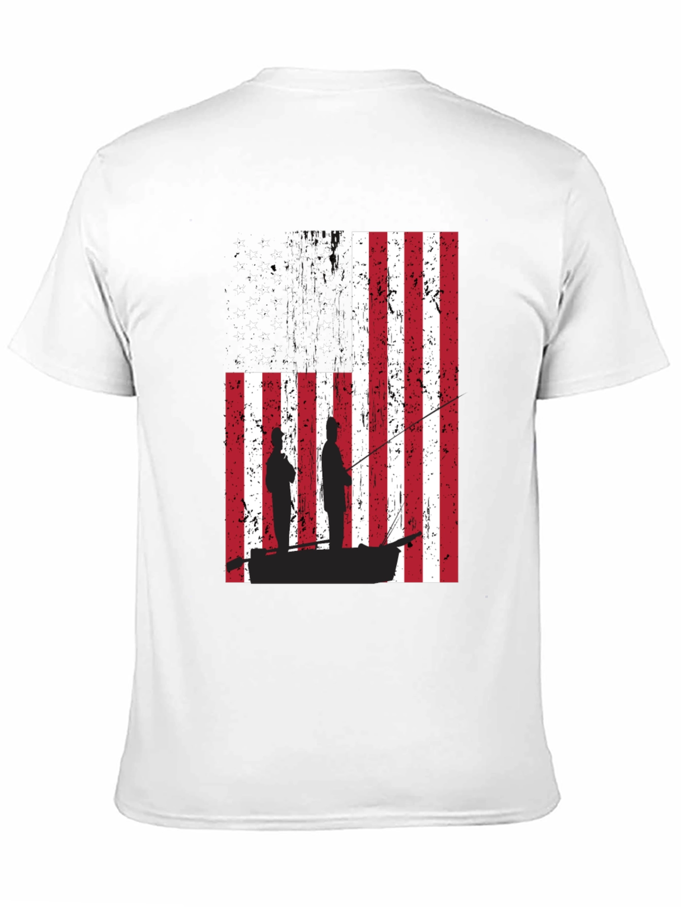 American Flag Fishing T-Shirt