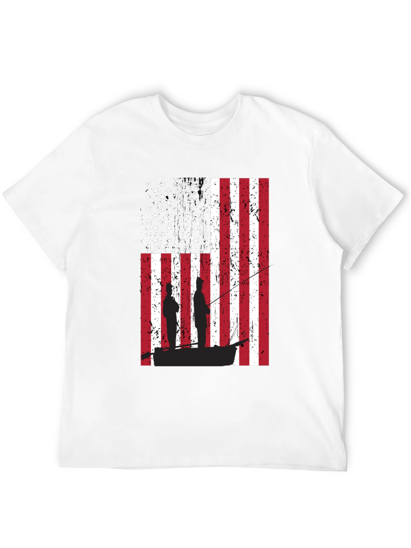 American Flag Fishing T-Shirt