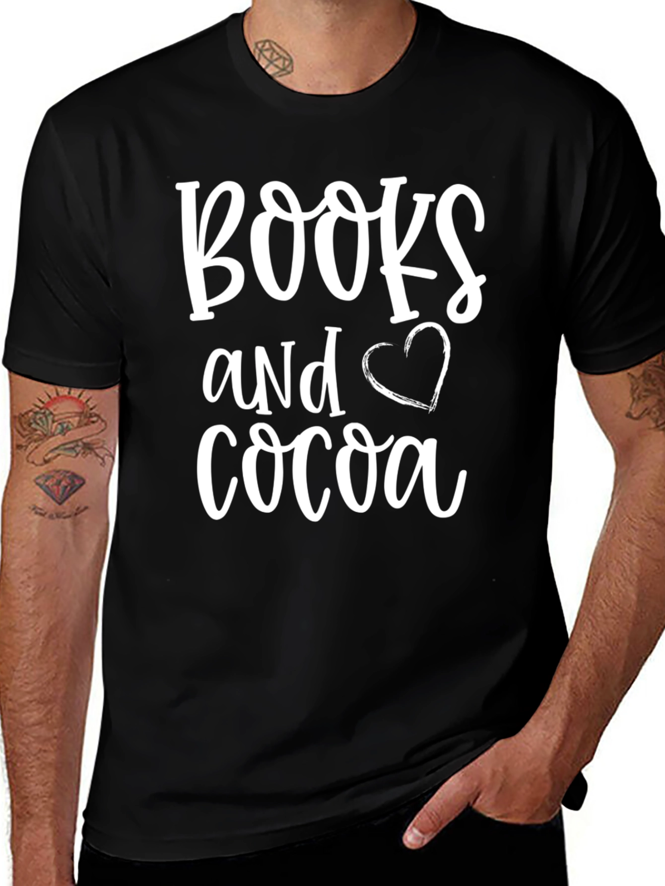 Books and Cocoa T-Shirt Relaxed Fit