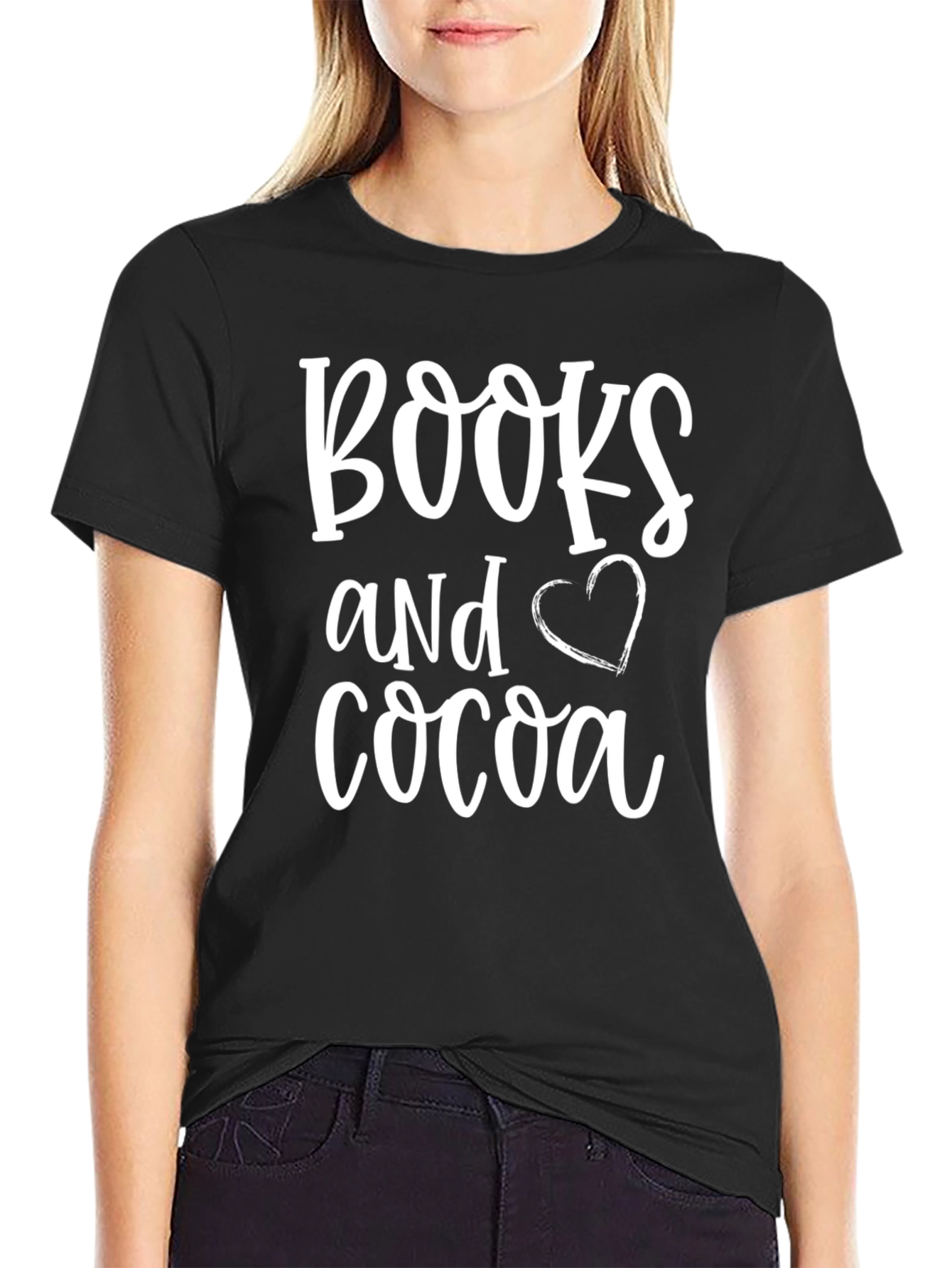 Books and Cocoa T-Shirt Relaxed Fit