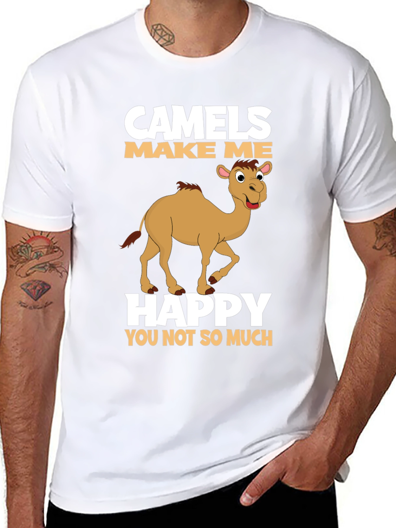 Camels Make Me Happy T-Shirt