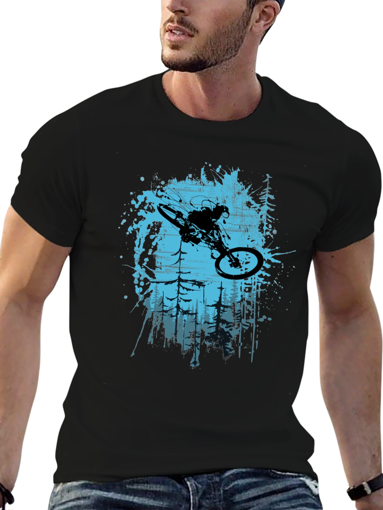 Mountain Biking Graphic Tee