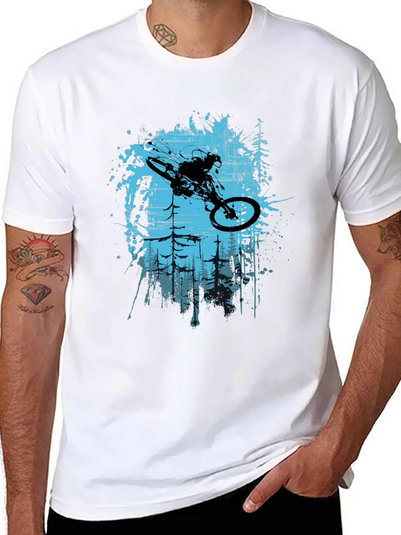 Mountain Biking Graphic Tee