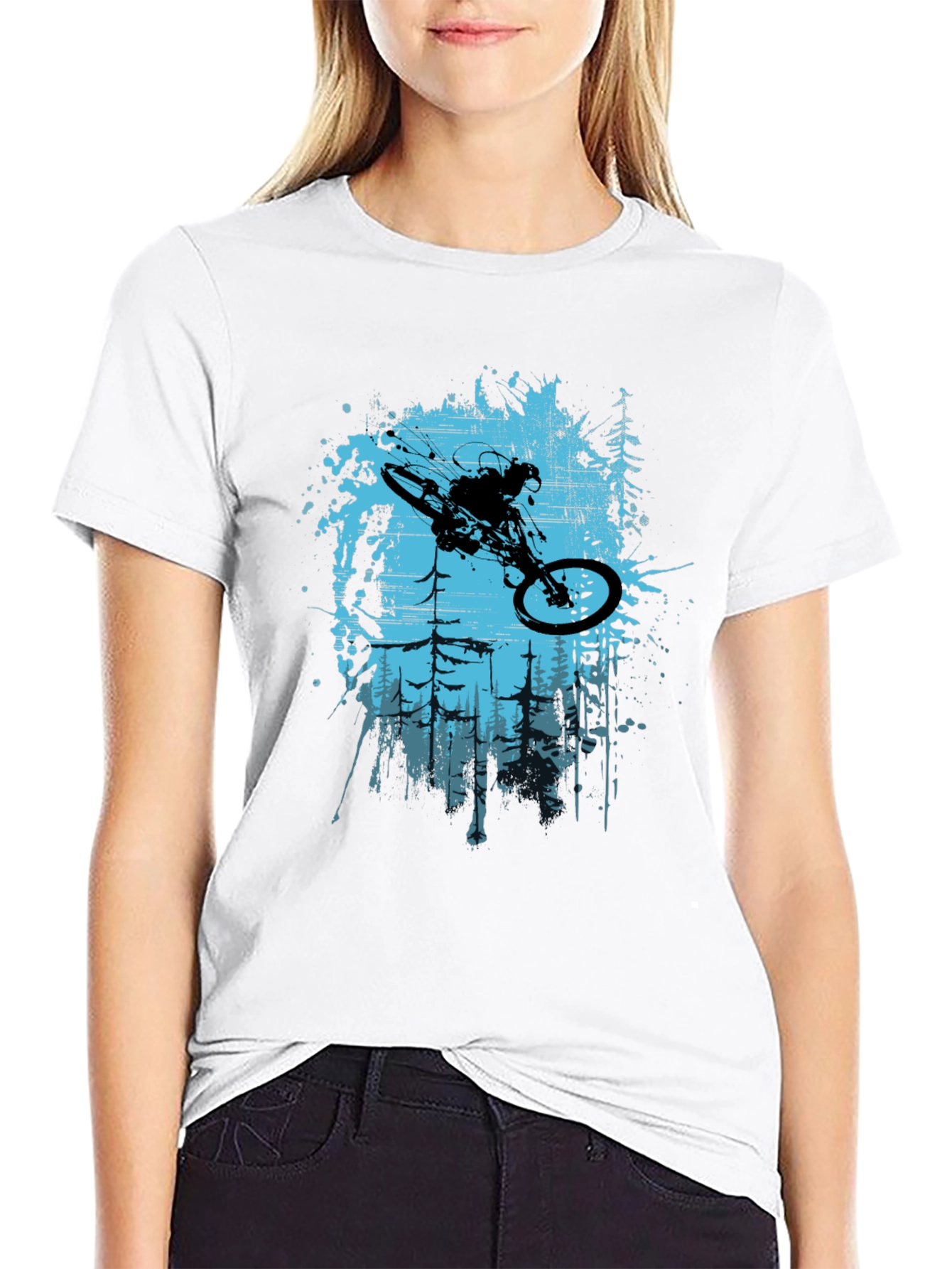 Mountain Biking Graphic Tee