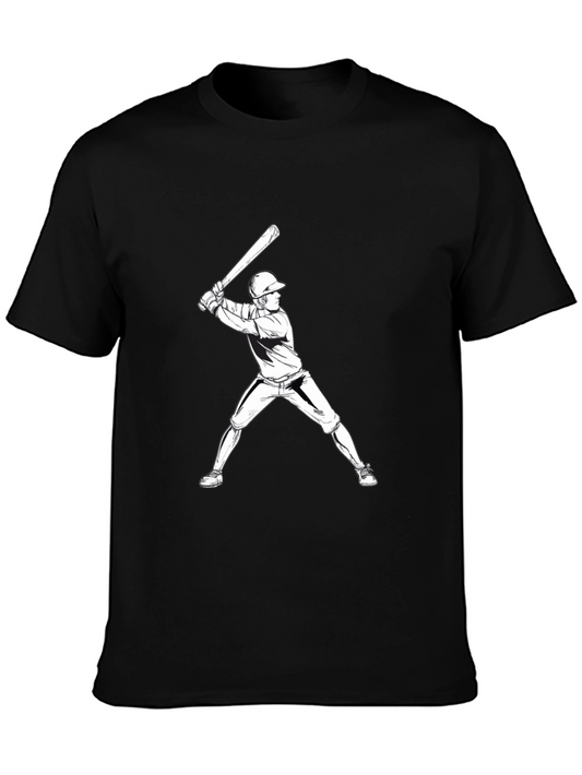 Baseball Player Graphic T-Shirt