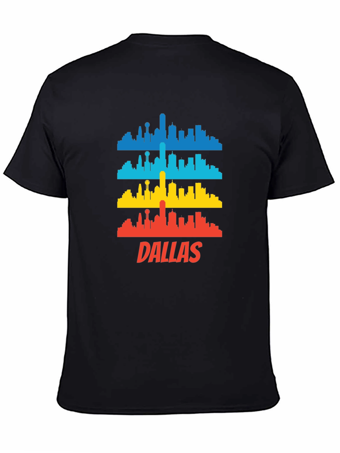 Dallas Skyline Graphic Tee - Cool Cityscape T-Shirt