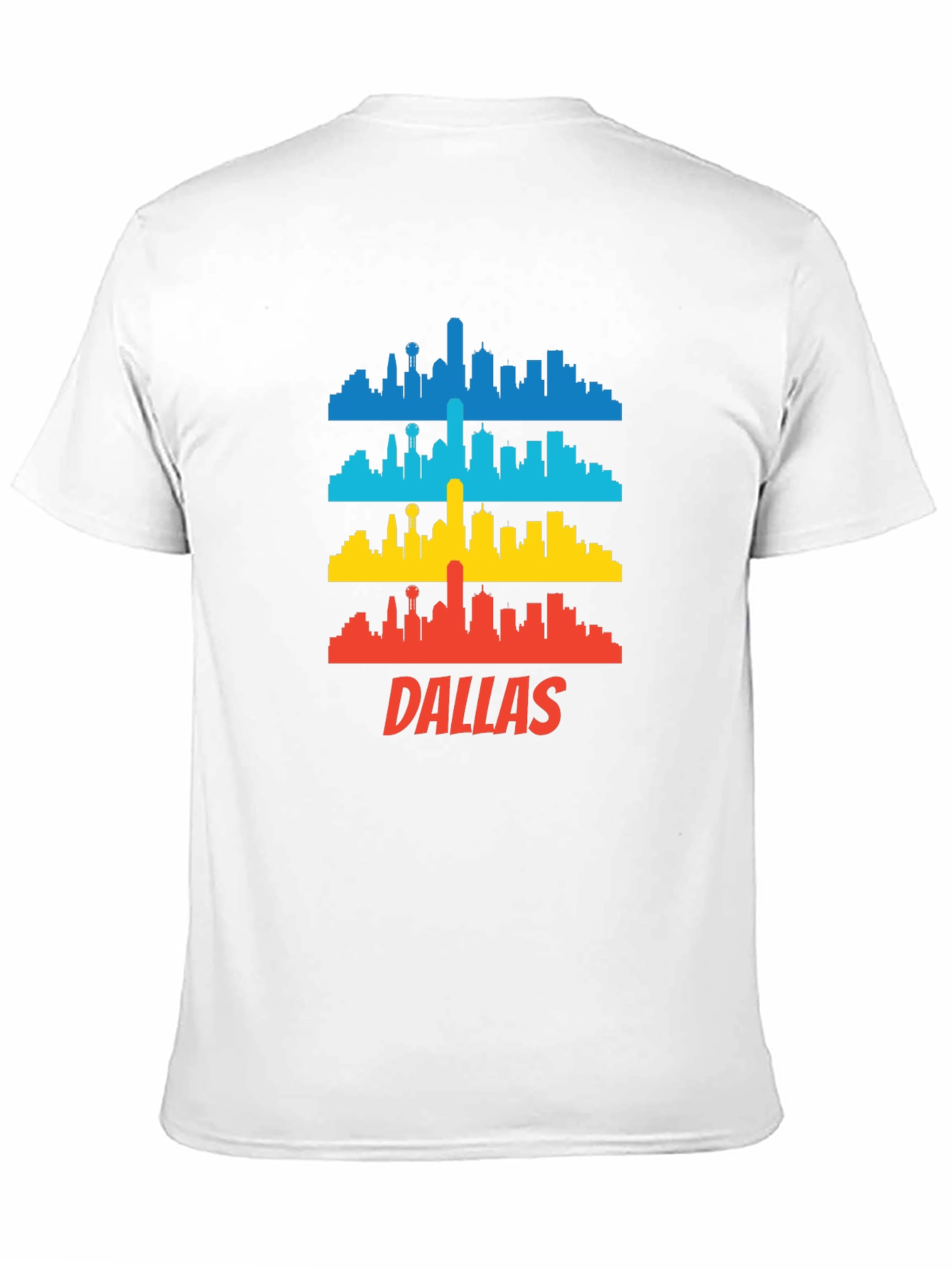 Dallas Skyline Graphic Tee - Cool Cityscape T-Shirt