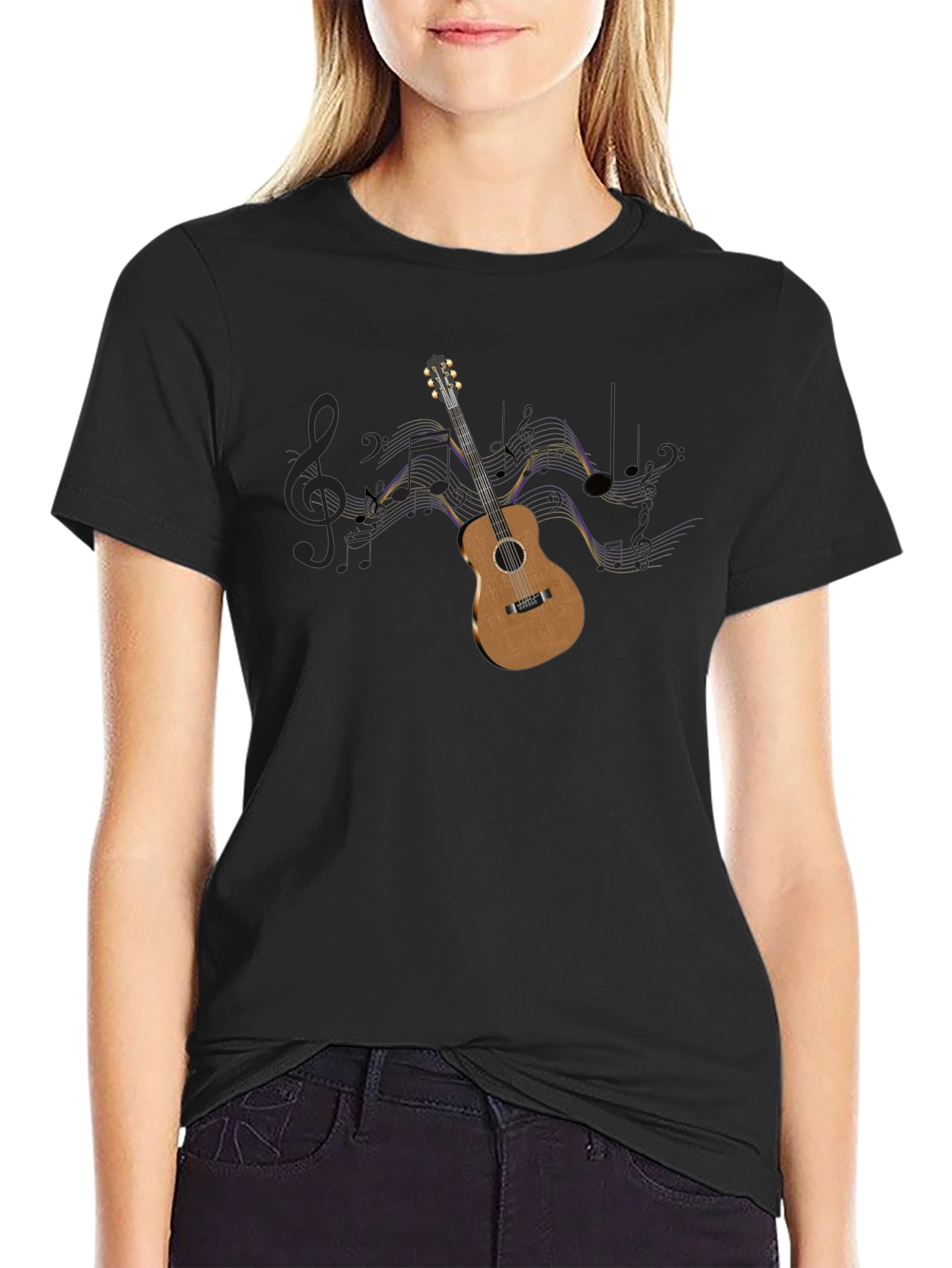 Music Guitar Graphic Tee
