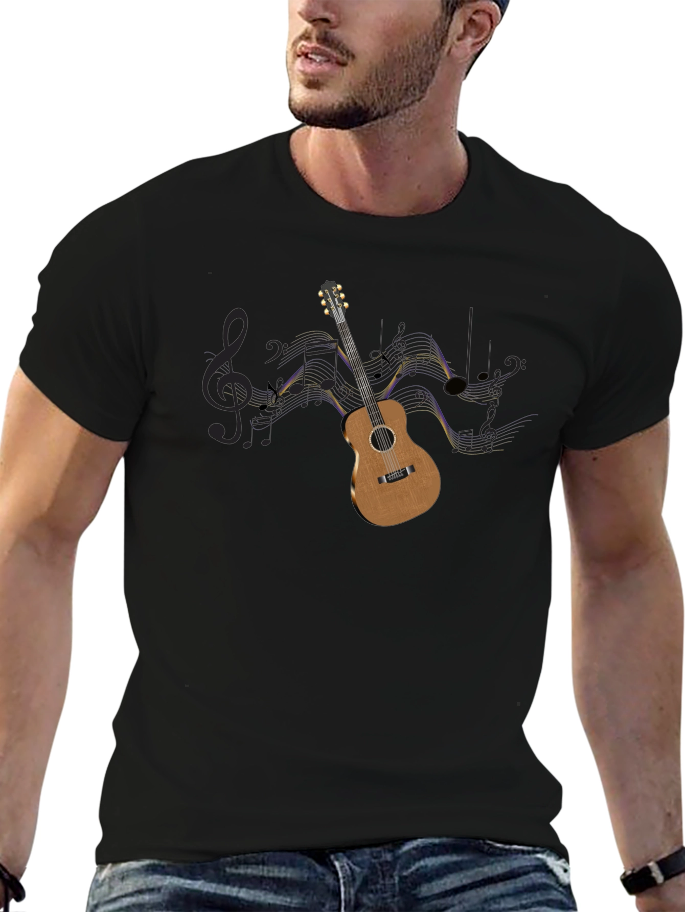 Music Guitar Graphic Tee