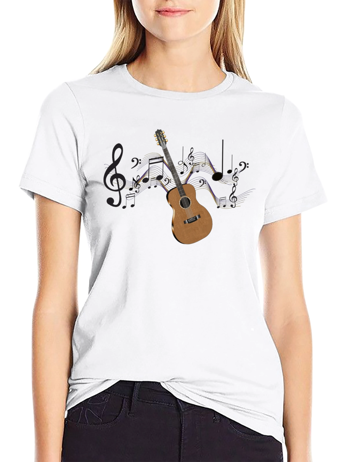 Music Guitar Graphic Tee