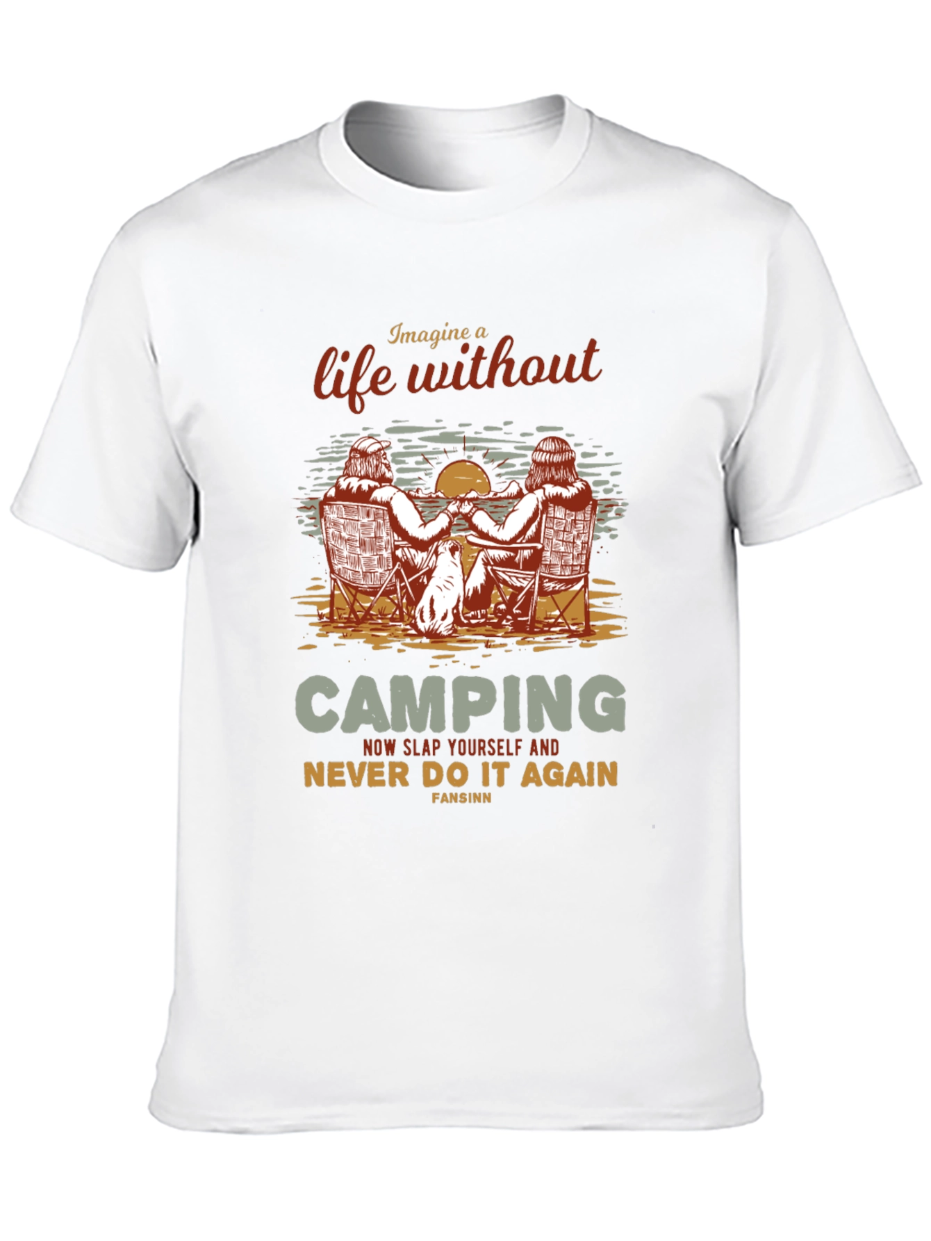 Camping Life Graphic T-Shirt - Outdoors Adventure Tee