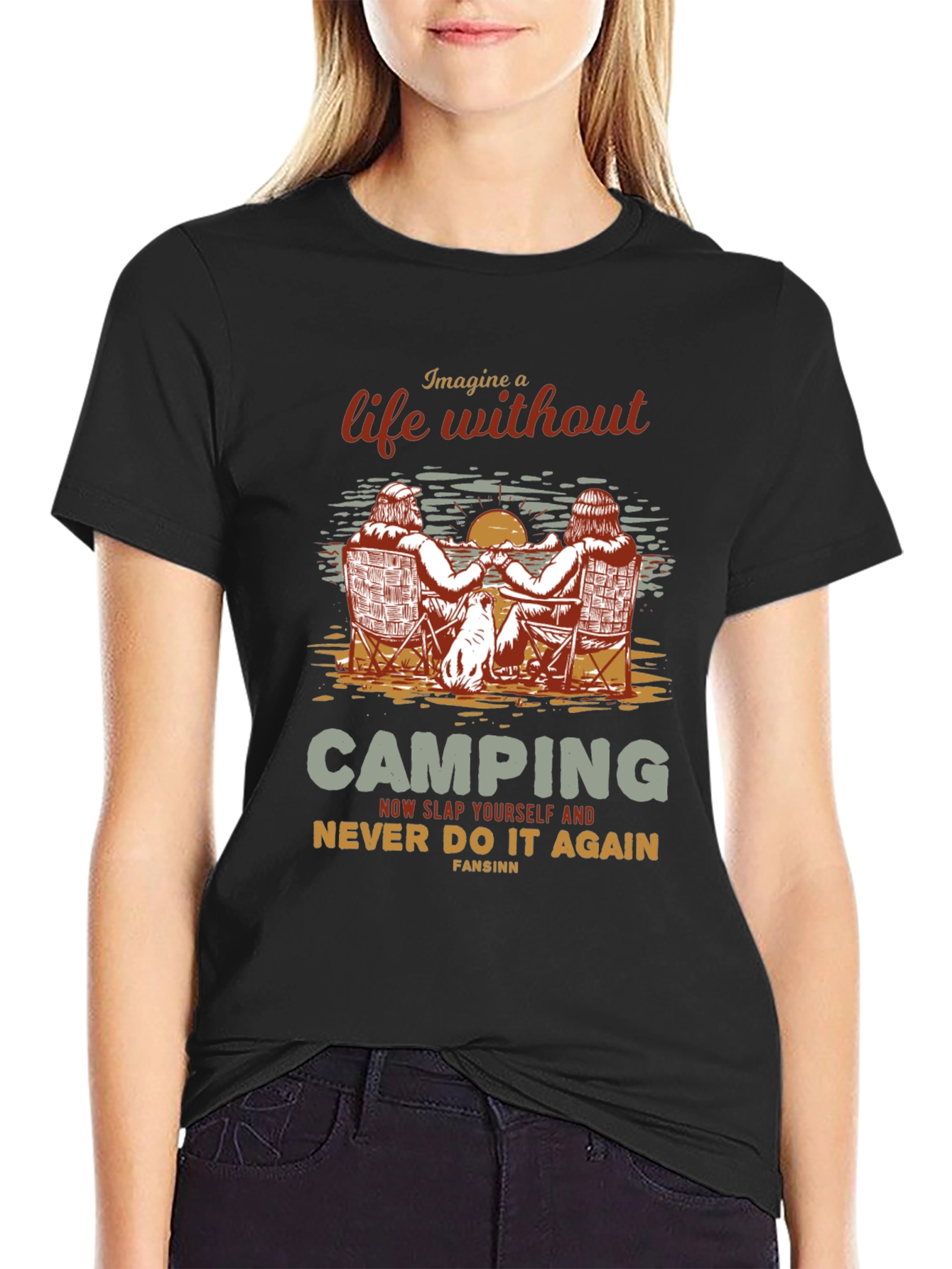 Camping Life Graphic T-Shirt - Outdoors Adventure Tee