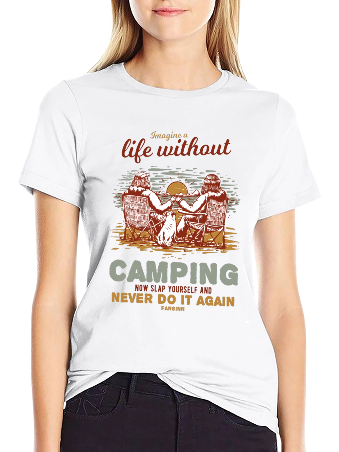 Camping Life Graphic T-Shirt - Outdoors Adventure Tee