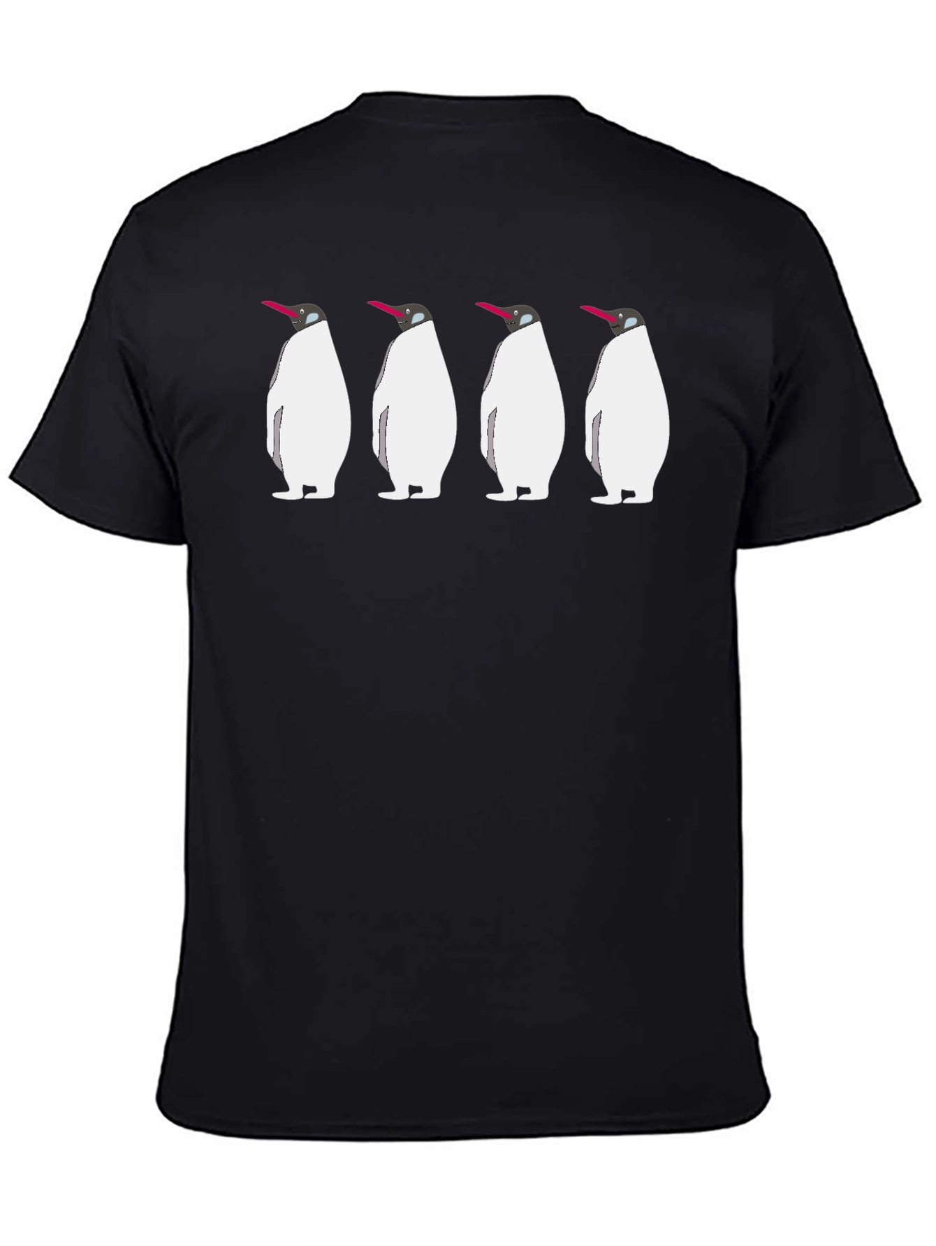Penguin Parade Black T-Shirt
