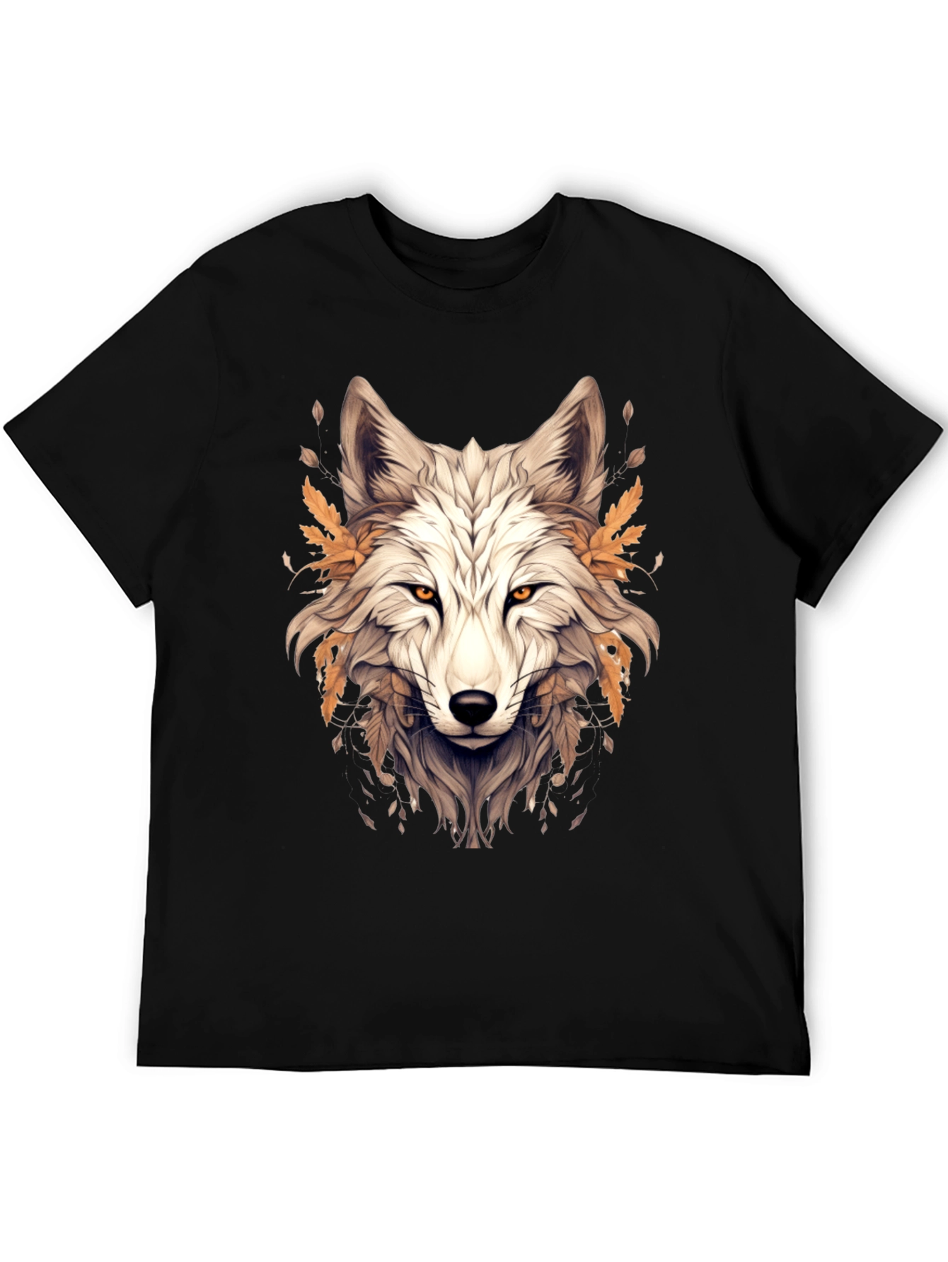 Wolf Graphic Black T-Shirt