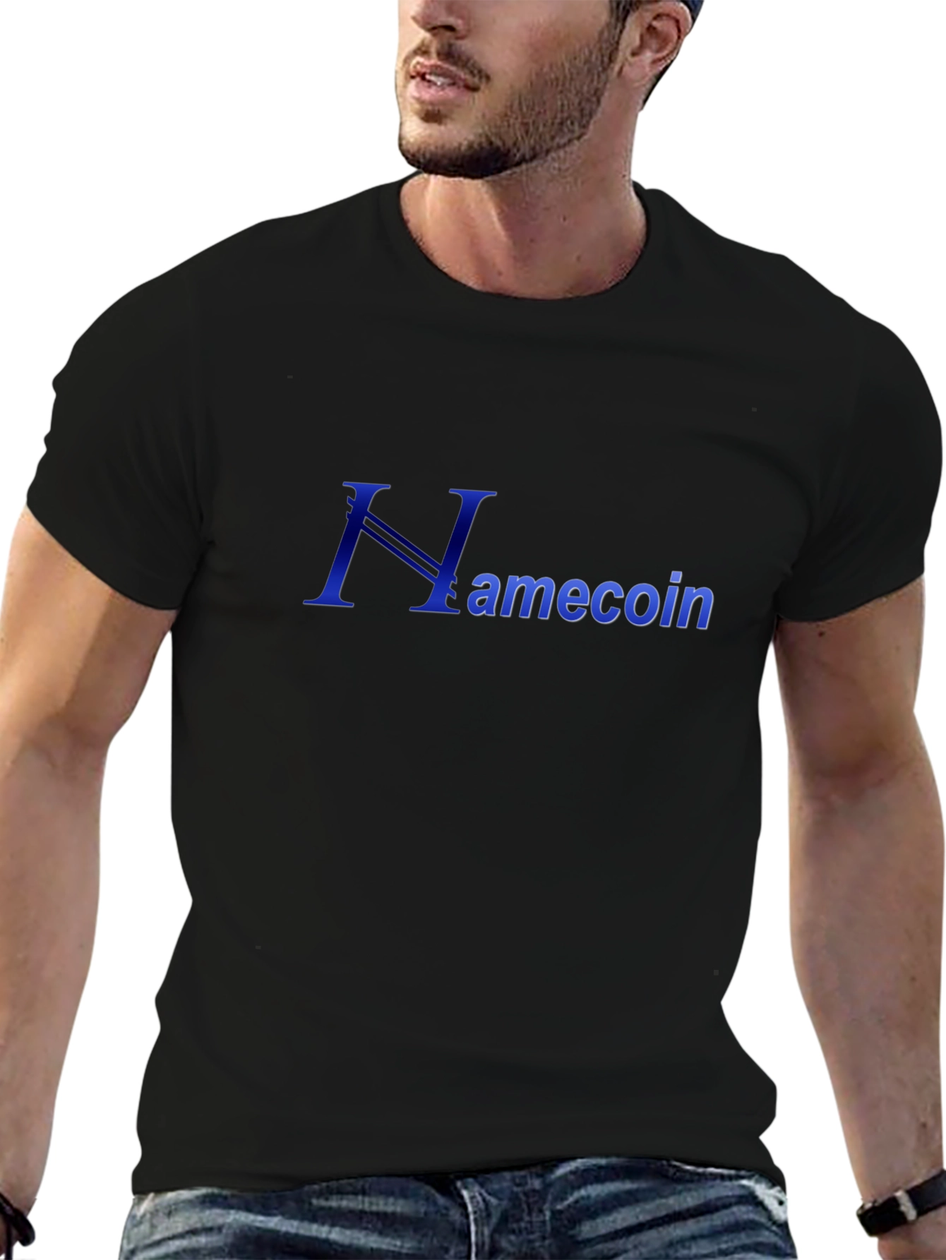 Namecoin Graphic Tee - Crypto Enthusiast Black T-Shirt