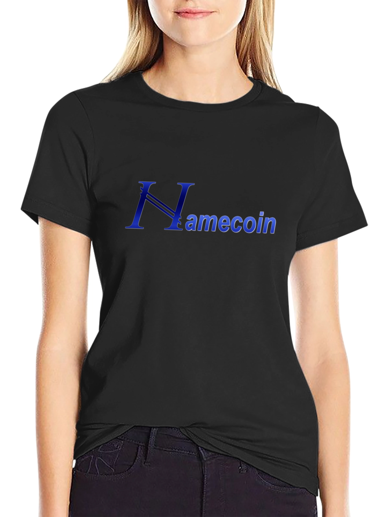 Namecoin Graphic Tee - Crypto Enthusiast Black T-Shirt