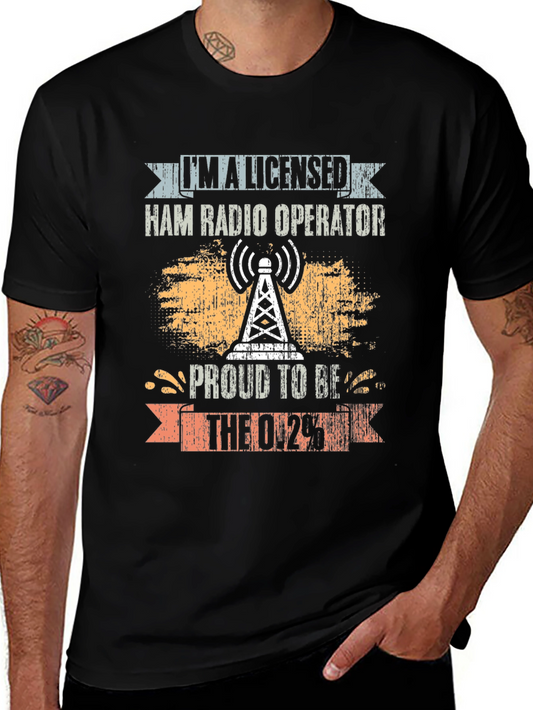 Ham Radio Operator Licensed Proud T-Shirt
