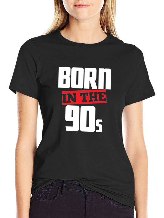 Born in the 90s Black Graphic Tee