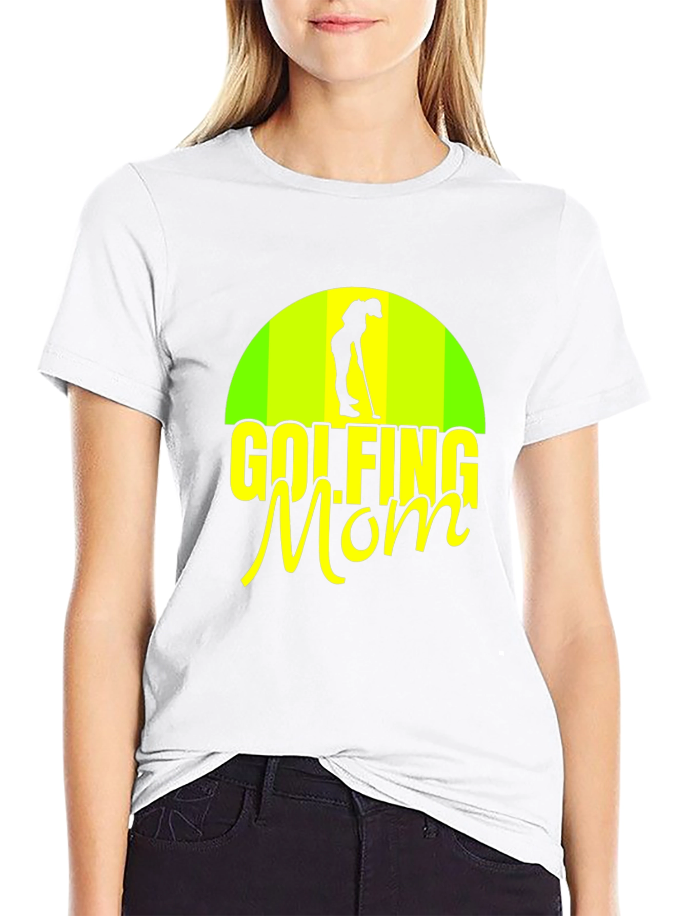 Golfing Mom T-Shirt - Sporty Womens Tee