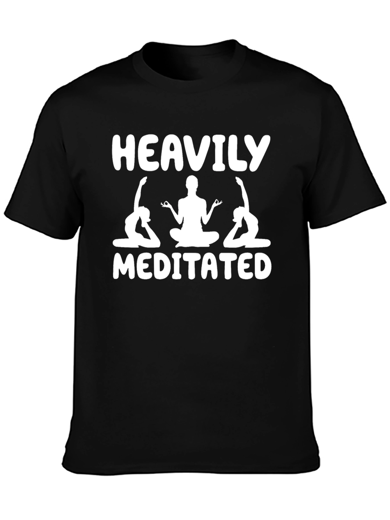 Heavily Meditated Graphic T-Shirt - Yoga Inspired