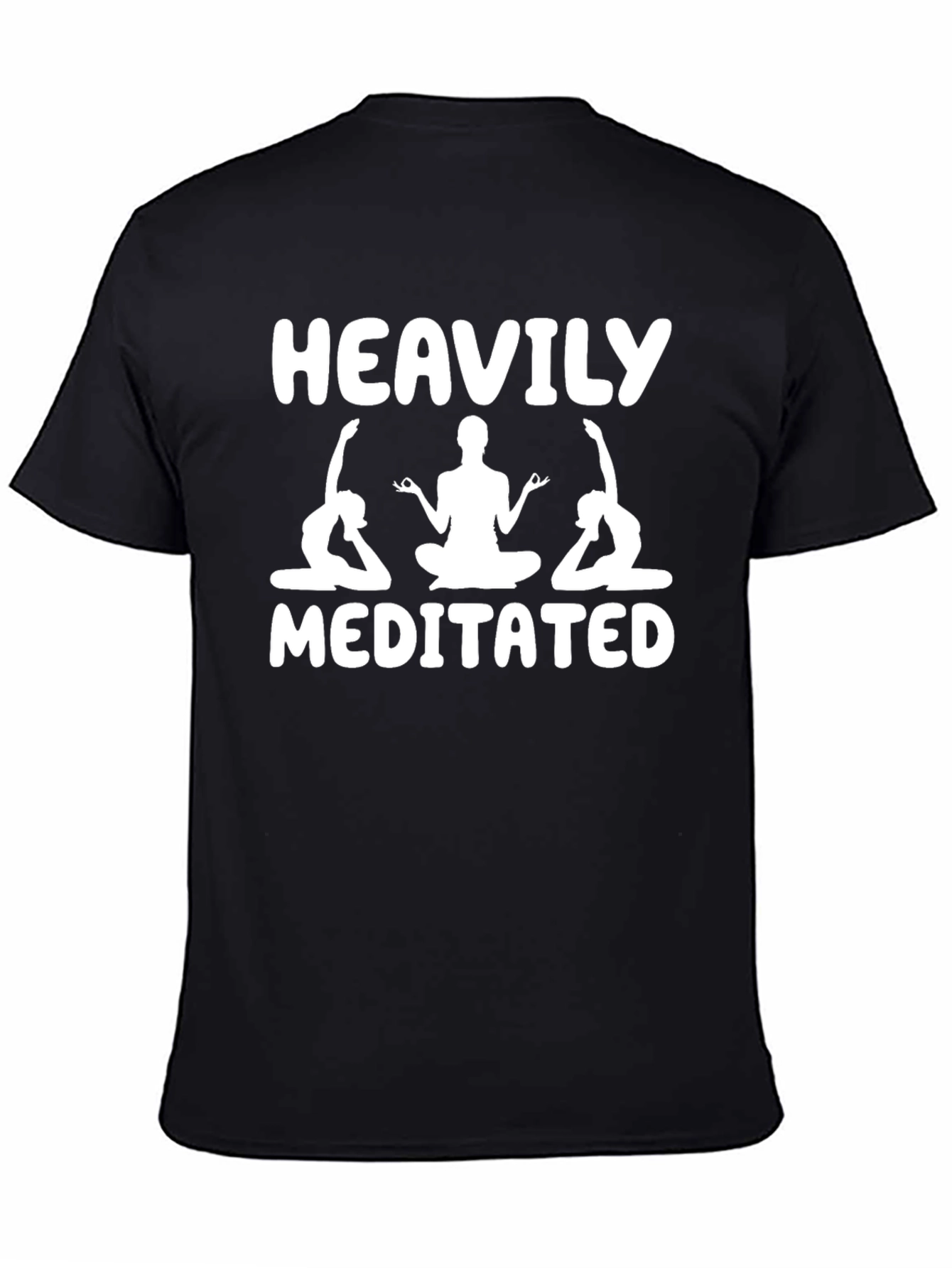 Heavily Meditated Graphic T-Shirt - Yoga Inspired