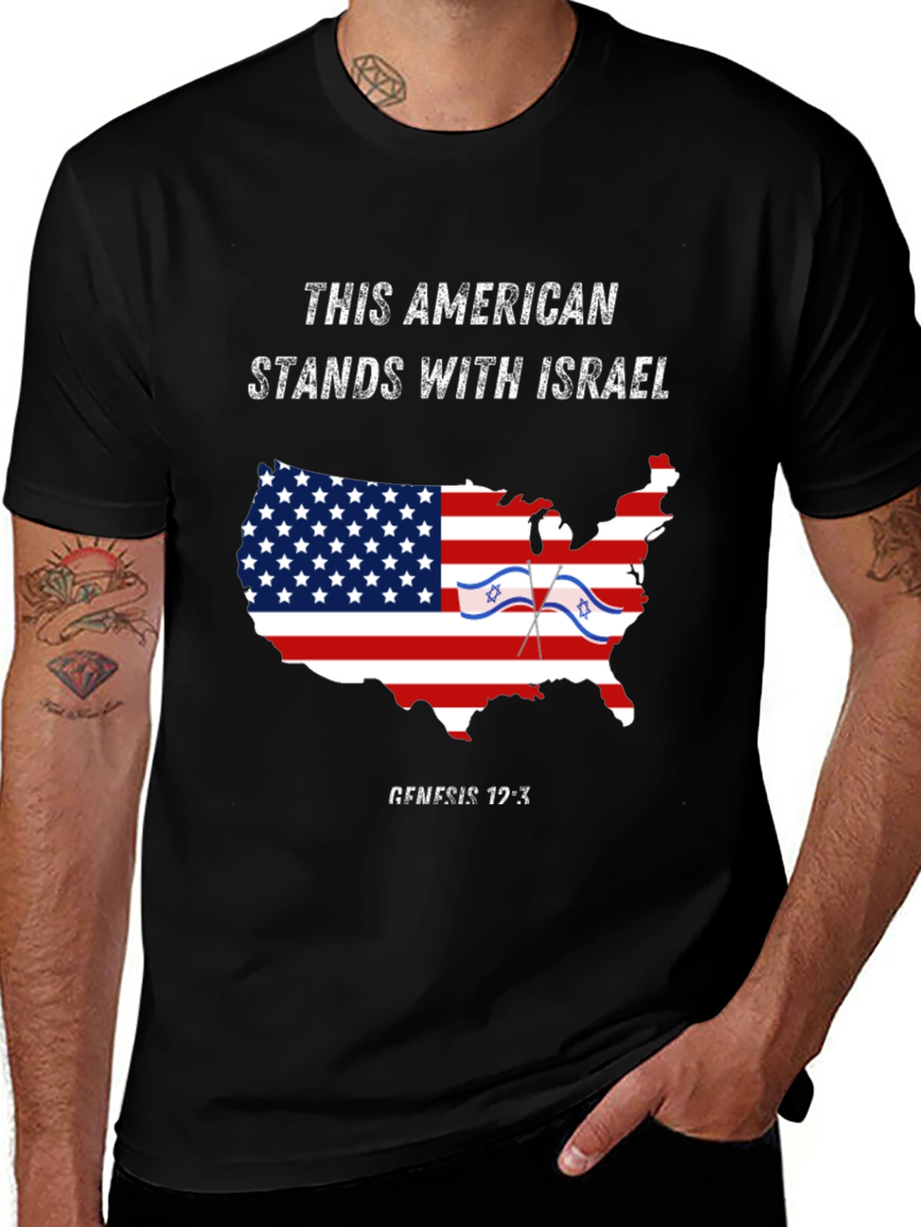 American Stands with Israel T-Shirt