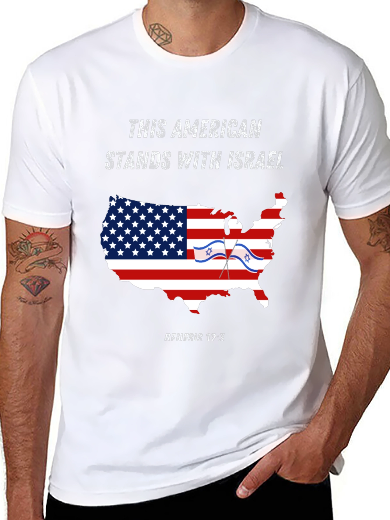 American Stands with Israel T-Shirt