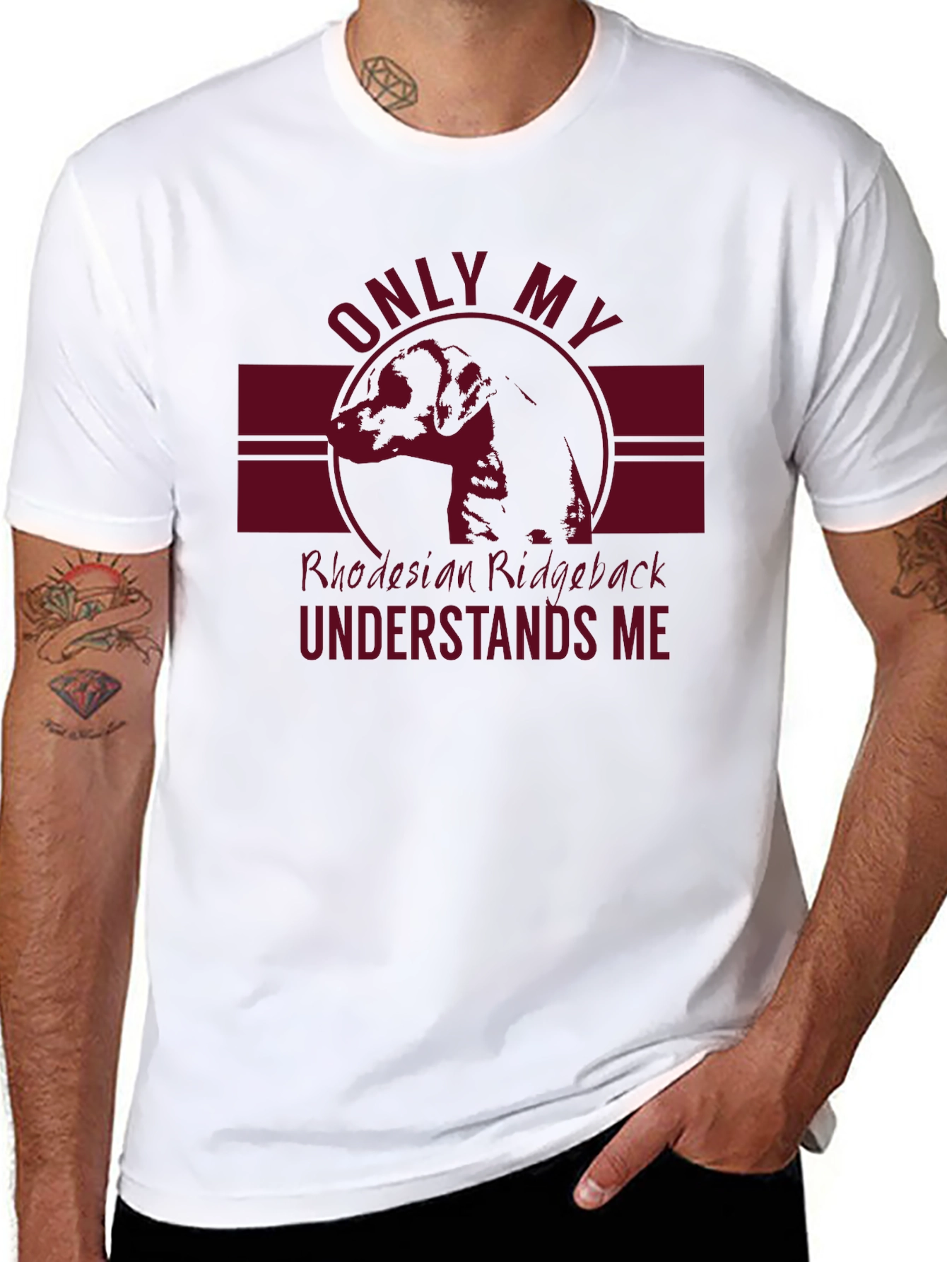 Rhodesian Ridgeback Understands Me T-Shirt