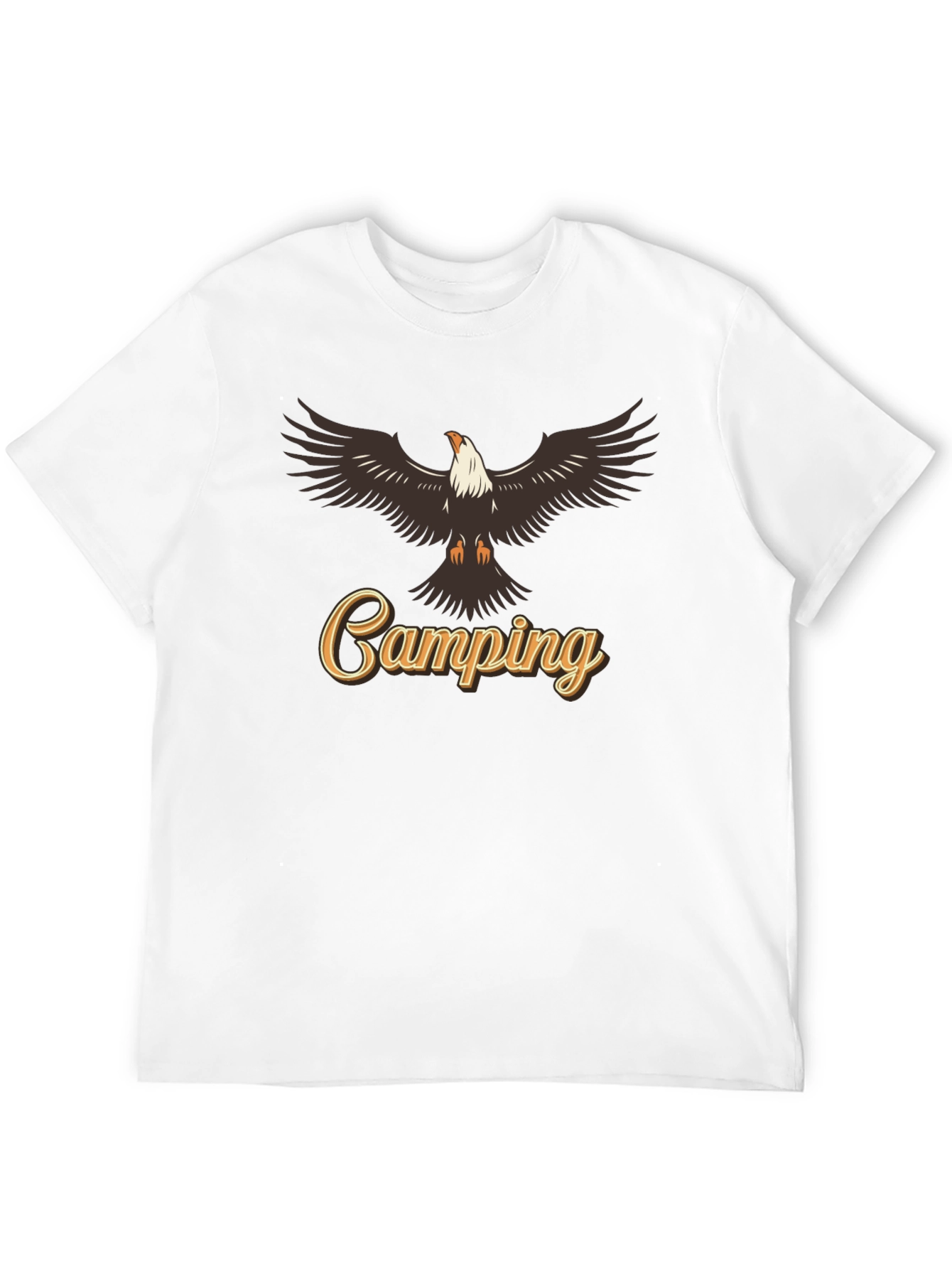 Camping Eagle Graphic Tee