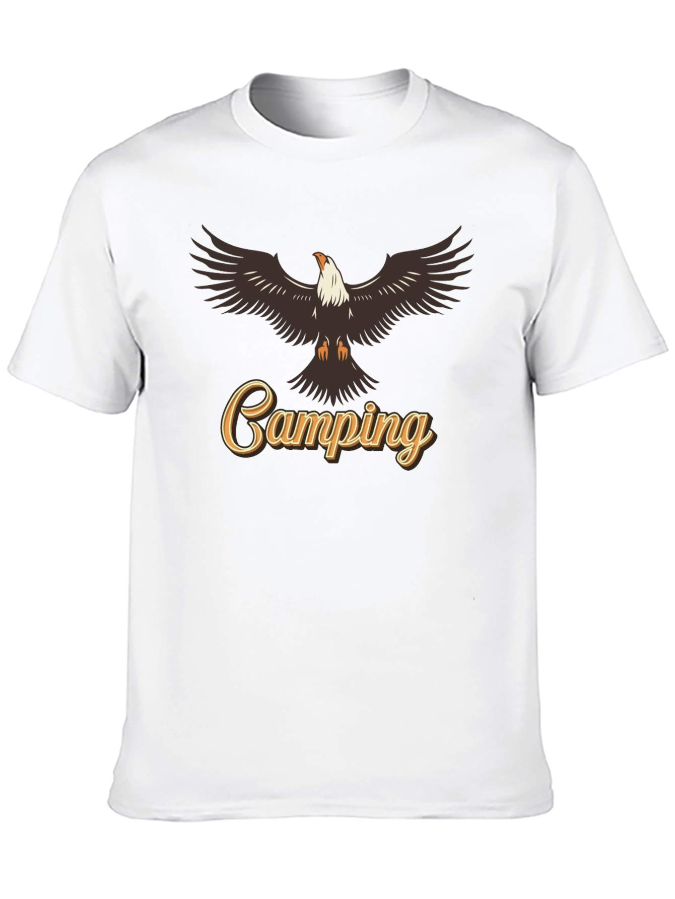 Camping Eagle Graphic Tee