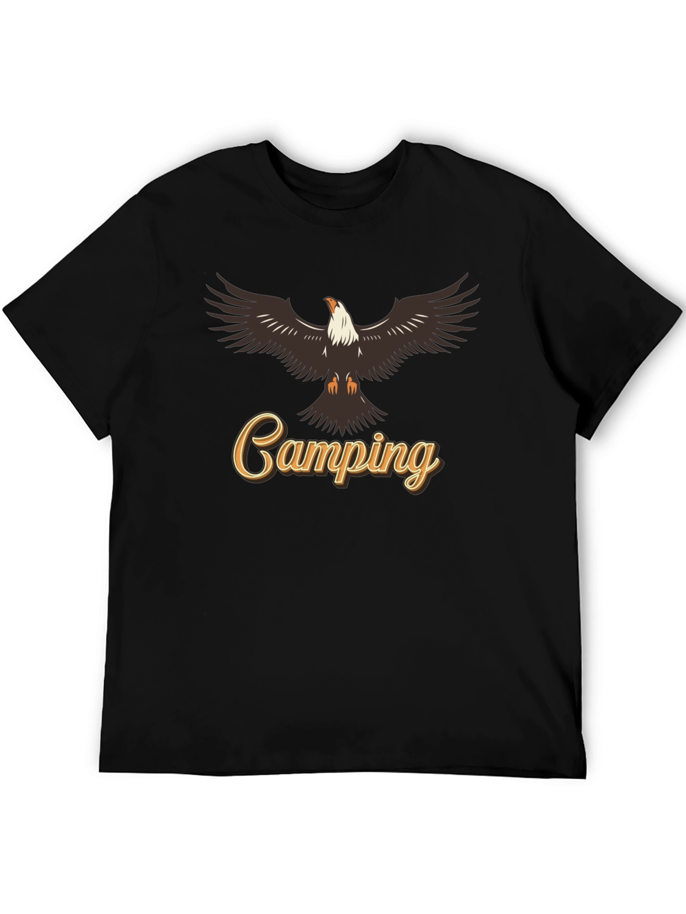 Camping Eagle Graphic Tee