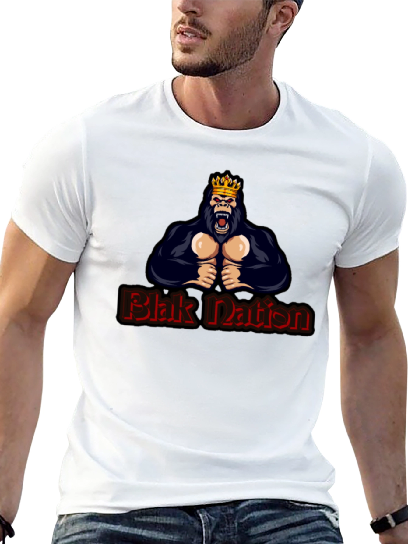 Blak Nation Gorilla King Graphic Tee