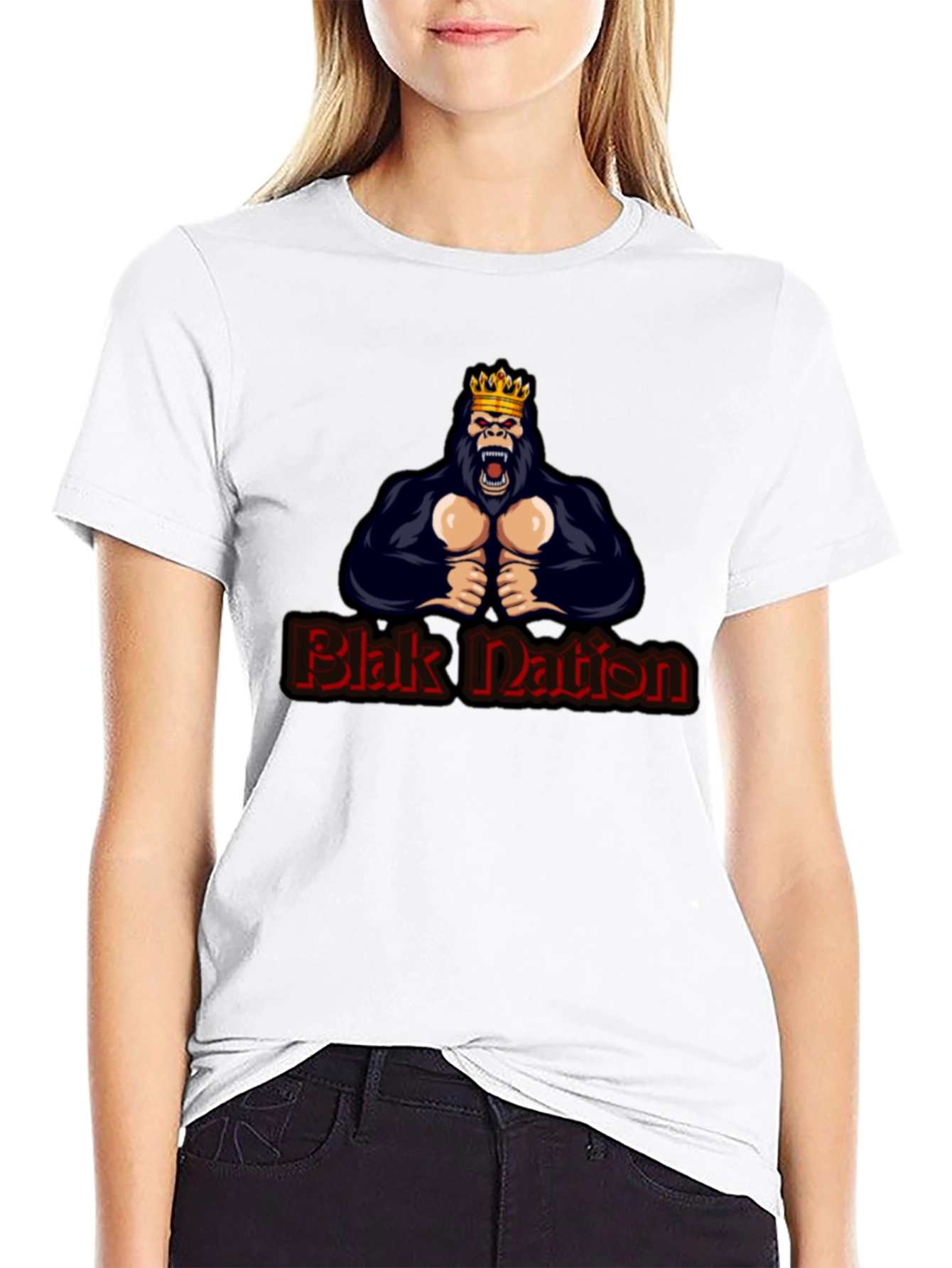 Blak Nation Gorilla King Graphic Tee