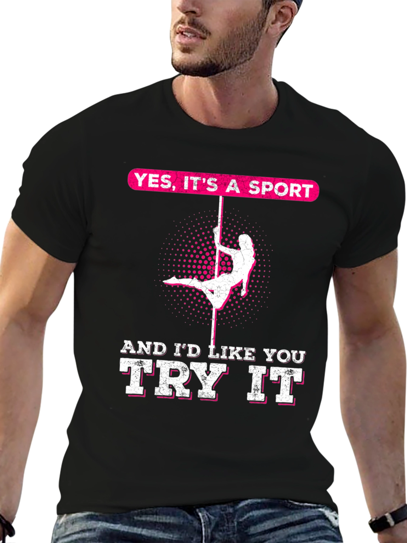 Yes Its A Sport Pole Dancing Graphic Tee