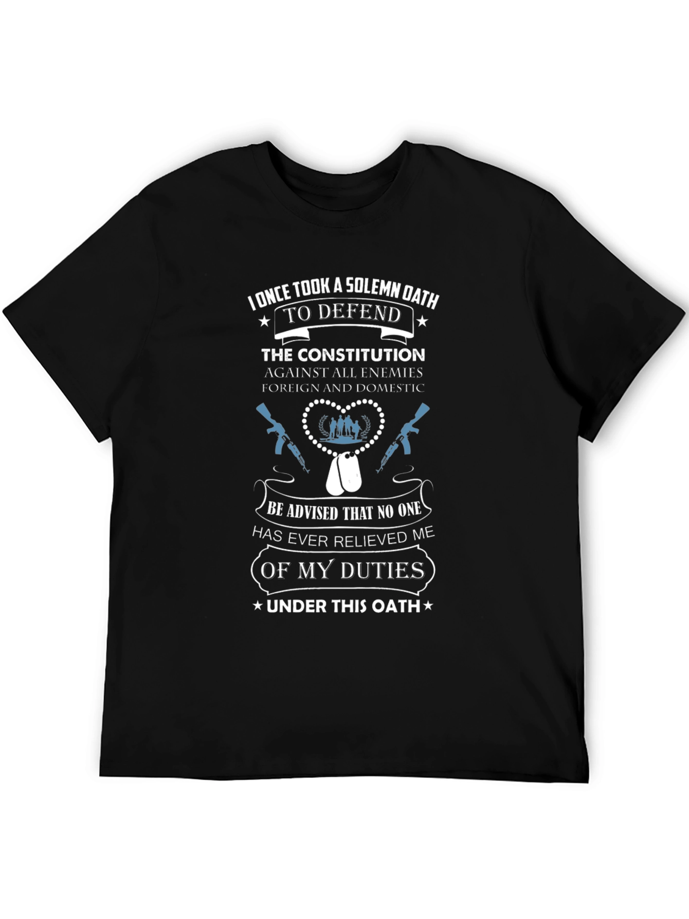 Solemn Oath T-Shirt: Defend the Constitution