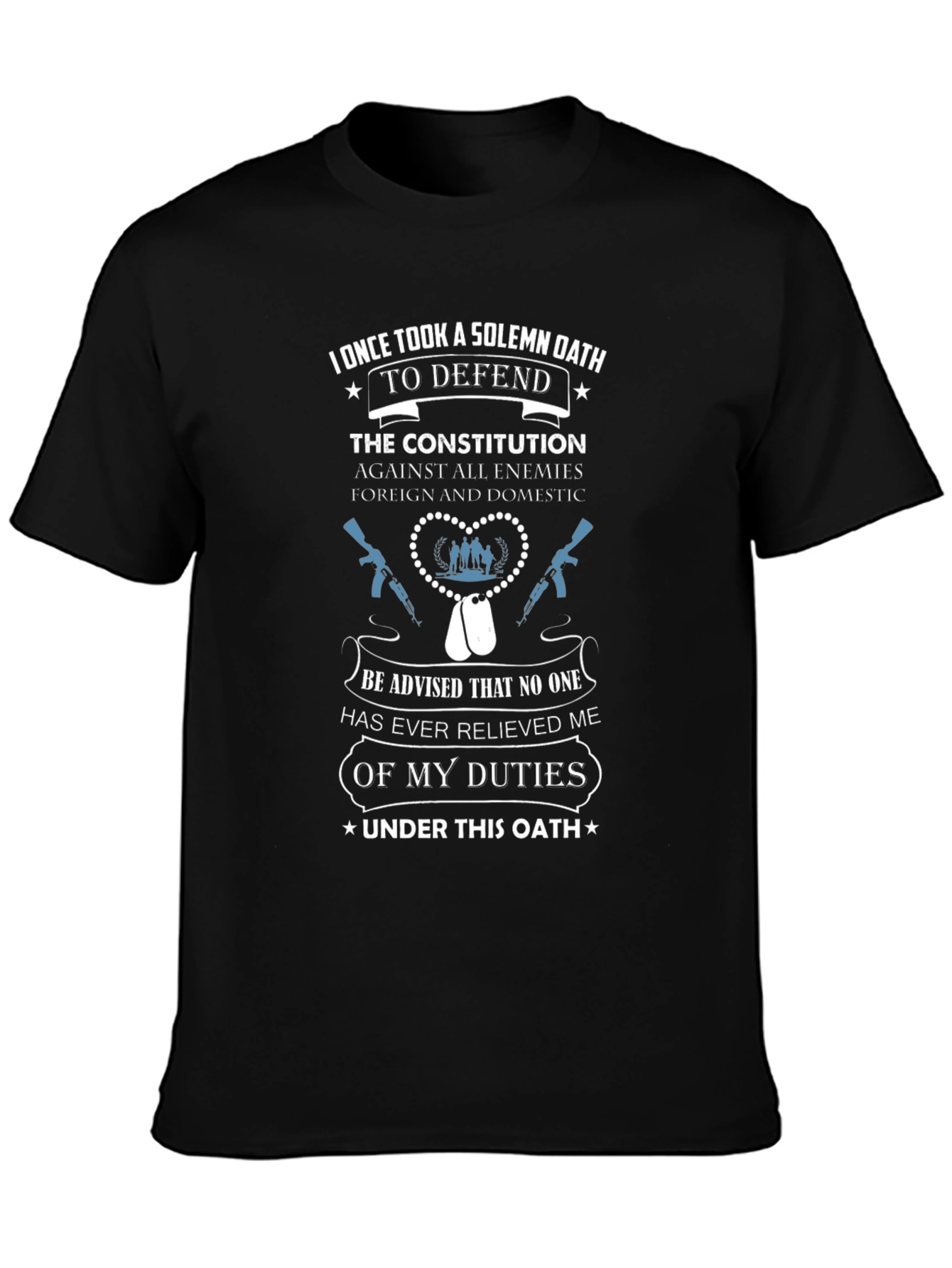 Solemn Oath T-Shirt: Defend the Constitution